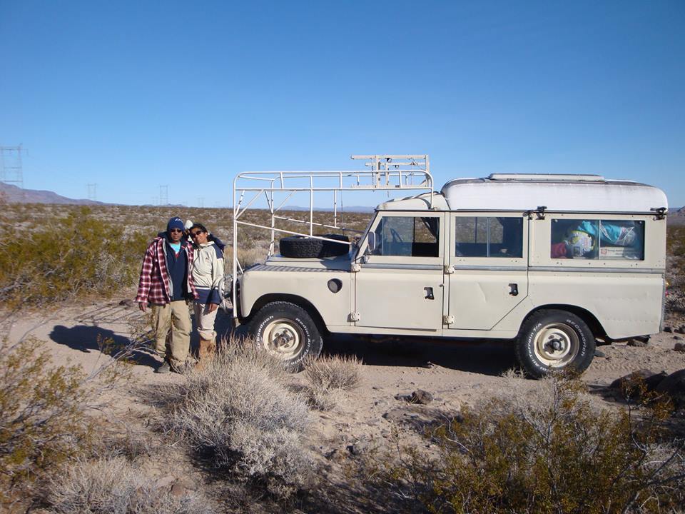 Land Rover Dormobile in Southern California